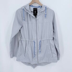 Weather Tamer‎ Grey Parka In A Pocket Rain Jacket Anorak Women's Size S